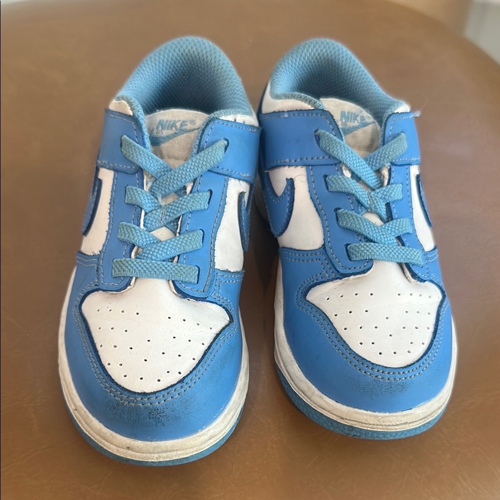 Nike Blue and White Retro Sneakers